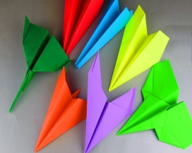 7 способів зробити літак з паперу. [Орігамі своїми руками]. - YouTube